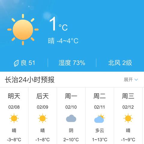 长治天气预报(长治天气预报一周 7天) 长治天气预报(长治天气预报一周 7天)